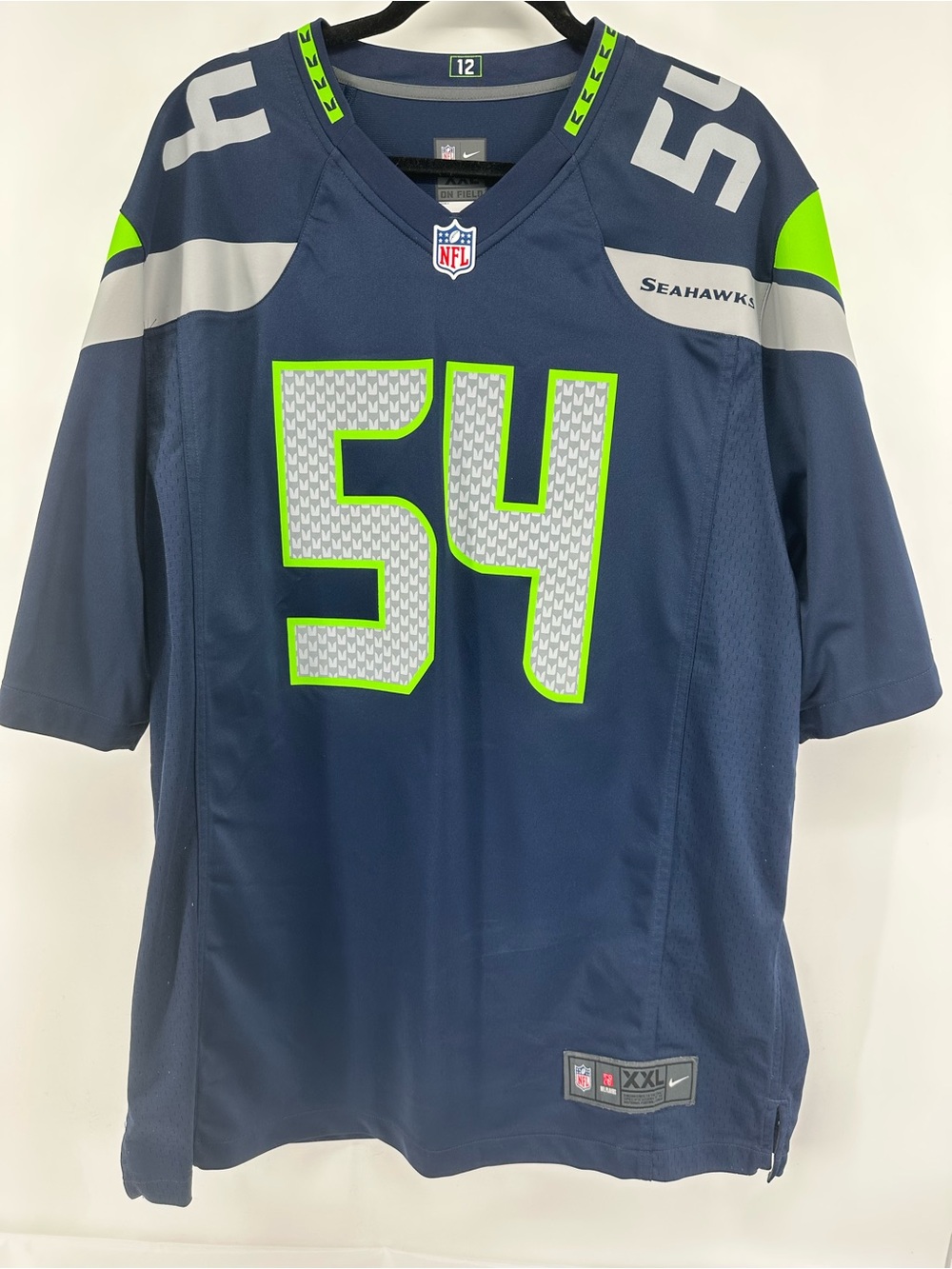 Seattle Seahawks Legendary #54 Bobby Wagner on Field Nike Jersey Size XXL